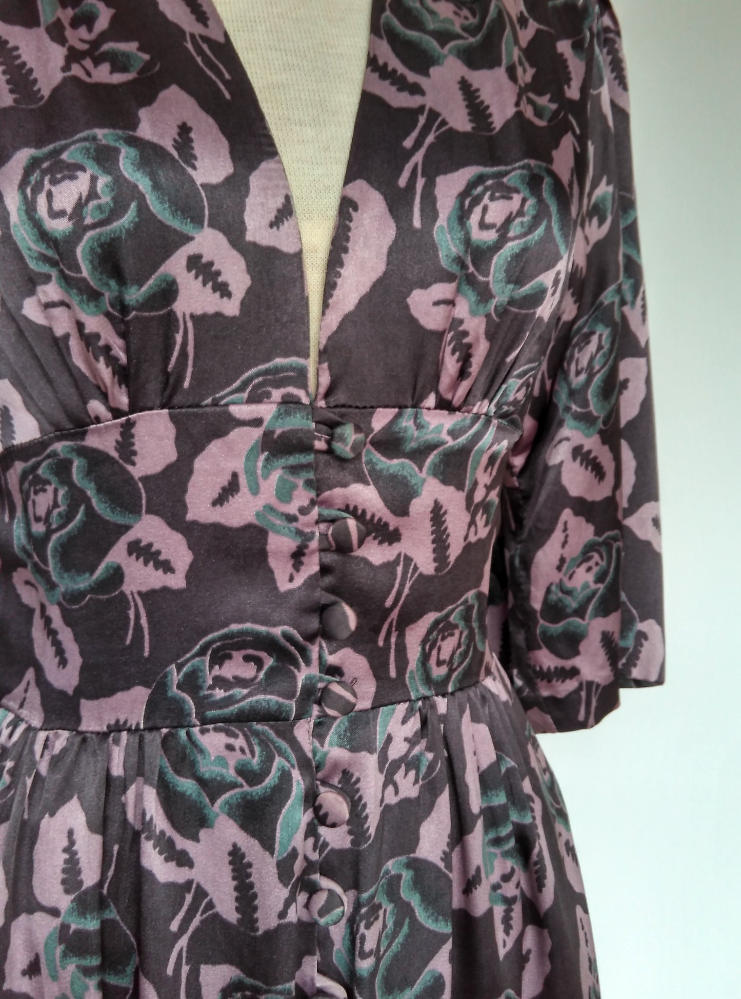 Floral 1970s dress