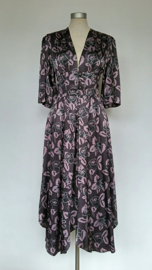 Floral 1970s dress